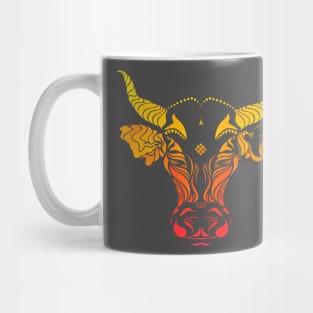 Angry cattle in the wind by #Bizzartino Mug